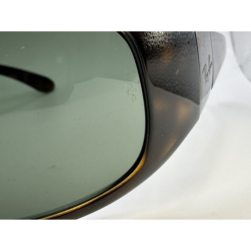 Ray-Ban Tortoise Shell Sunglasses with Green Lenses - Picture 6 of 12